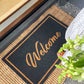 Charcoal Natural Welcome