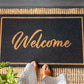 Charcoal Natural Welcome