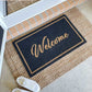 Charcoal Natural Welcome