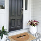 Welcome with Love Semi-Circle Doormat Embossed