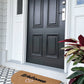 Welcome with Love Semi-Circle Doormat Embossed