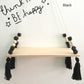 Hanging Beaded Shelf