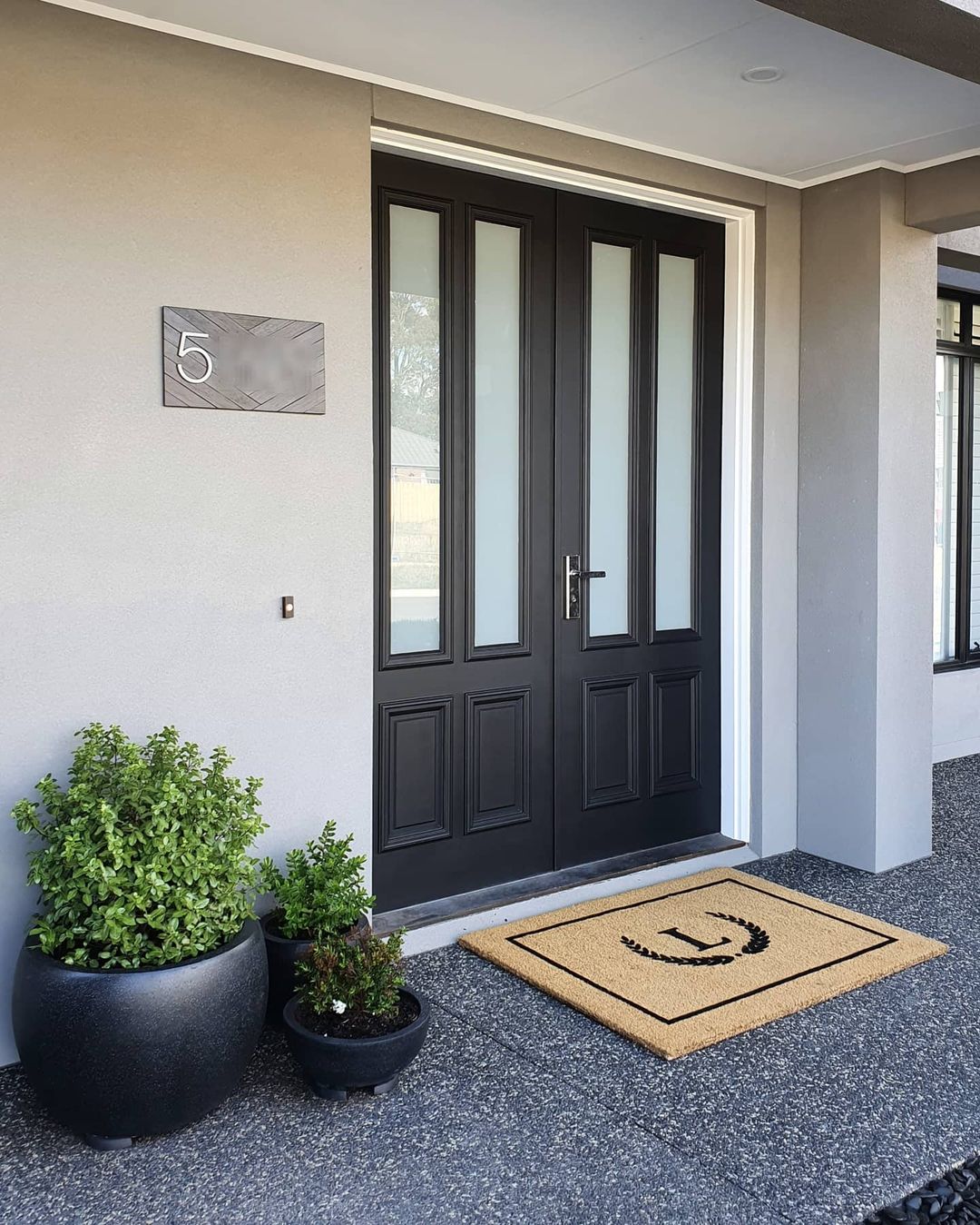 Custom Initial Doormat