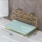 Golden Frame Bathroom Storage Rack