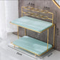 Golden Frame Bathroom Storage Rack