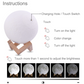 Rechargeable Moon Lamp