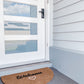 Welcome with Love Semi-Circle Doormat Embossed