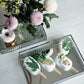Glass Ribbed Tray