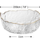 Golden Edge Serving Bowls