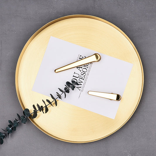 Round Golden Display Tray