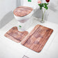 3 Piece Bathroom Mat Set