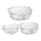 Golden Edge Serving Bowls