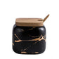 Marble Ceramic Seasoning Jars