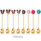 8 Piece Donut Dessert Cutlery