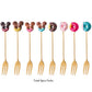 8 Piece Donut Dessert Cutlery