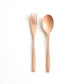 Wooden Fork and Spoon Set