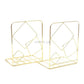 Metallic 2 Piece Book Ends