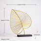 Golden Leaf Decorative Ornament