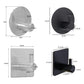 Black/Silver Adhesive Hooks