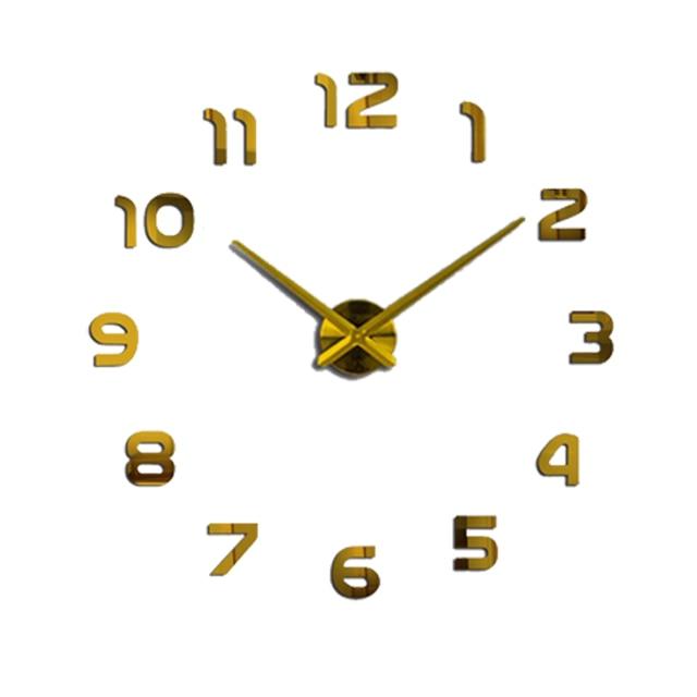 DIY Mirror Wall Clock